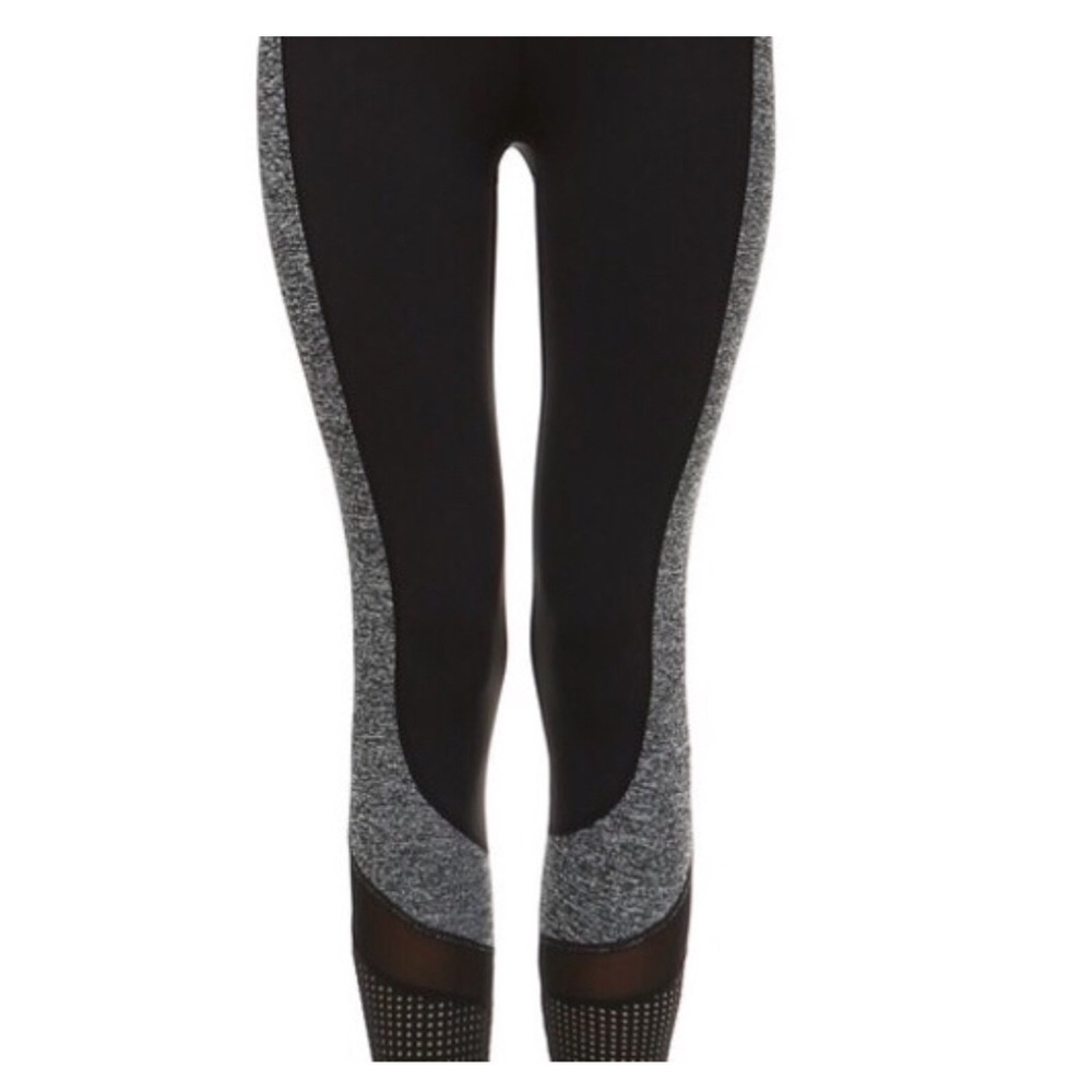 Mono B Heather Legging With Mesh